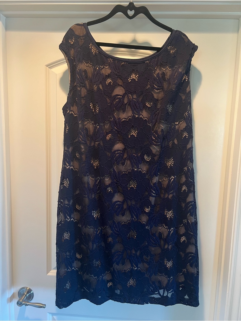 Navy Blue lace dress 16W